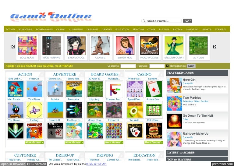 8y games