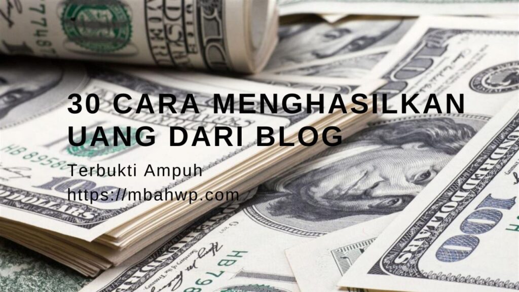 Cara menghasilkan uang online gratis